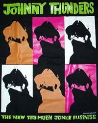 JOHNNY THUNDERS - WHAROL 1" BUTTON