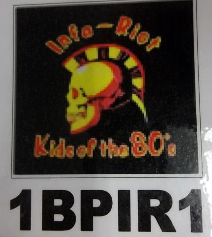 INFA RIOT - KIDS OF THE 80'S BACK PATCH