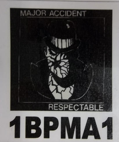 MAJOR ACCIDENT - RESPECTABLE BACK PATCH