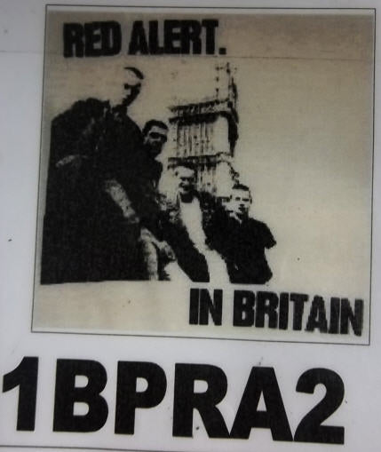 RED ALERT - IN BRITAIN BACK PATCH