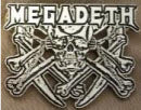 MEGADETH - SKULL METAL PIN