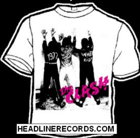 CLASH - WHITE RIOT TEE SHIRT