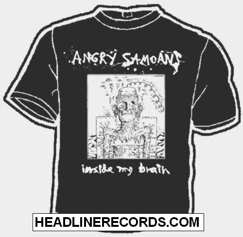 ANGRY SAMOANS - INSIDE MY BRAIN TEE SHIRT