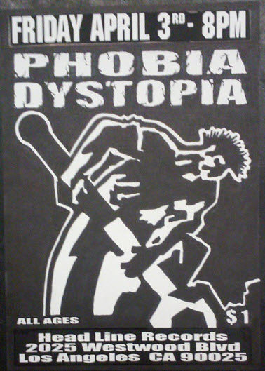 HEADLINE FLYER - PHOBIA / DYSTOPIA