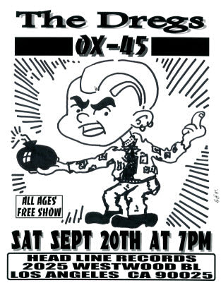 HEADLINE FLYER - THE DREGS / OX 45