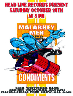 HEADLINE FLYER - MALARKEY MEN / CONDIMENTS (COLOR)