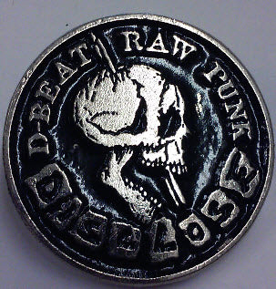 DISCLOSE - D BEAT RAW PUNK METAL PIN