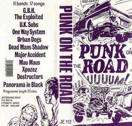 COMPILATION VHS - PUNK ON THE ROAD