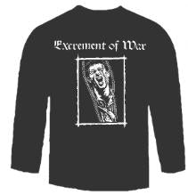 EXCREMENT OF WAR - SCREAM LONG SLEEVE TEE SHIRT