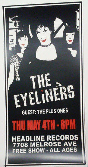 HEADLINE FLYER - EYELINERS / PLUS ONES (COLOR)