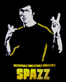 SPAZZ - BRUCE LEE 1" BUTTON