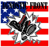 AGNOSTIC FRONT - FLAG 1" BUTTON