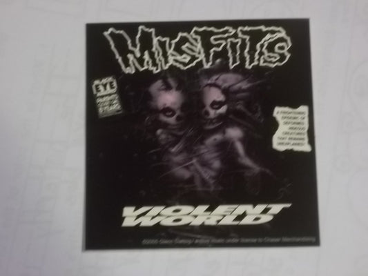 MISFITS - VIOLENT WORLD STICKER