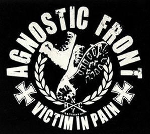 AGNOSTIC FRONT - VICTIM OF PAIN 1" BUTTON