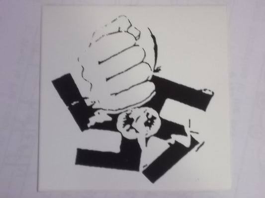 STICKER - SMASH SWASTIKA STICKER