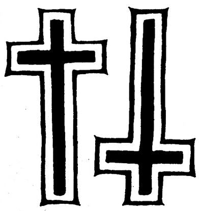 VOID - CROSS 1" BUTTON