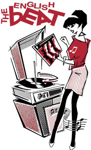 ENGLISH BEAT - RECORD PLAYER 1" BUTTON