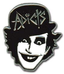 ADICTS - MONKEY + ADICTS (B/W) 1" BUTTON