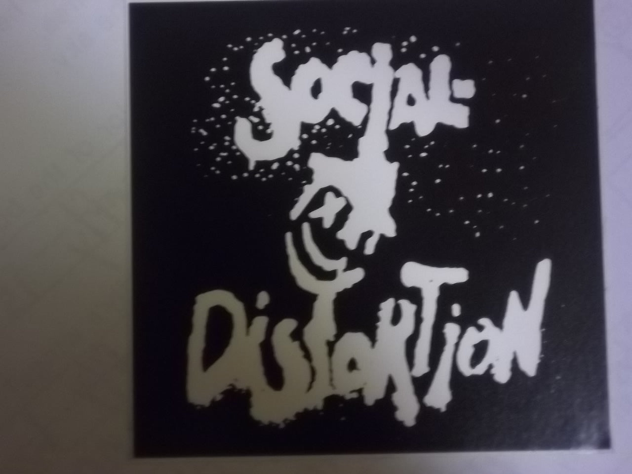 SOCIAL DISTORTION - LOGO STICKER