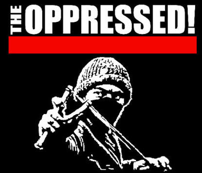 OPPRESSED  RIOT 1" BUTTON