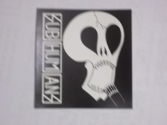 SUBHUMANS - SKULL WITH MICROPHONE STICKER