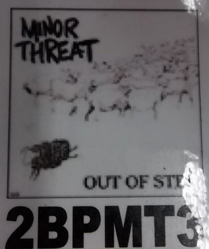 MINOR THREAT - OUT OF STEP BACK PATCH