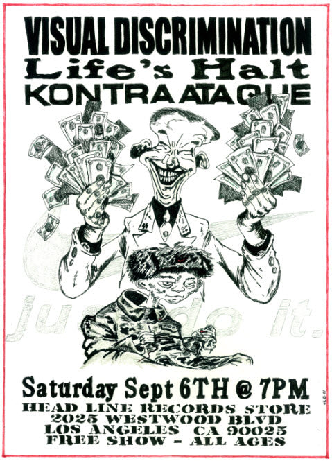 HEADLINE FLYER - VISUAL DISCRIMINATION / LIFE'S HALT (COLOR)