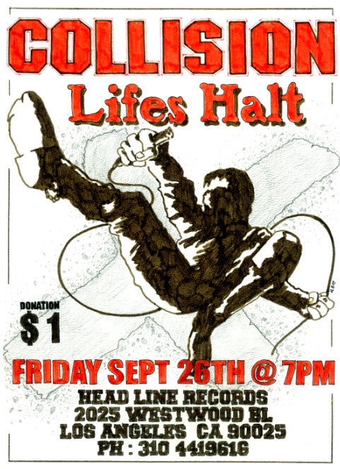 HEADLINE FLYER - COLLISION / LIFE'S HALT (COLOR)