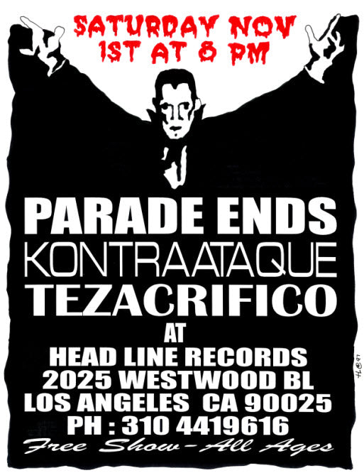 HEADLINE FLYER - PARADES END / KONTRAATTAQUE / TEZACRIFICO