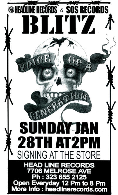 HEADLINE FLYER - BLITZ SIGNING