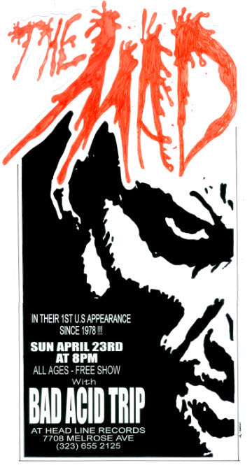 HEADLINE FLYER - MAD / BAD ACID TRIP (COLOR)