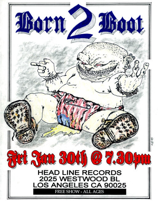 HEADLINE FLYER - BORN 2 BOOT (COLOR)