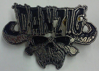 DANZIG - DANZIG + SKULL METAL PIN