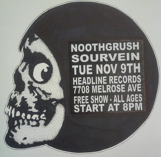 HEADLINE FLYER - NOOTHGRUSH / SOURVEIN