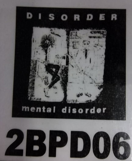 DISORDER - MENTAL DISORDER BACK PATCH