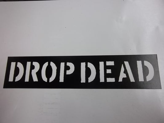 DROP DEAD - DROP DEAD STICKER