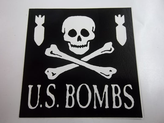 US BOMBS - SKULL STICKER