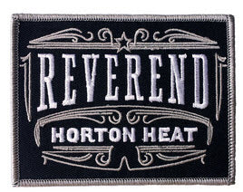 REVEREND HORTON HEAT - PINSTRIPE EMBROIDERED PATCH