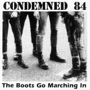 CONDEMNED 84 - THE BOOTS GO MARCHING IN 1" BUTTON