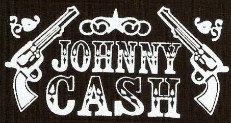 JOHNNY CASH - GUNS 1" BUTTON