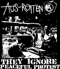 AUS ROTTEN - THEY IGNORE 1" BUTTON
