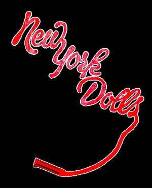 NEW YORK DOLLS - LIPSTICK 1" BUTTON