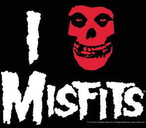 MISFITS - I LOVE MISFITS 1" BUTTON