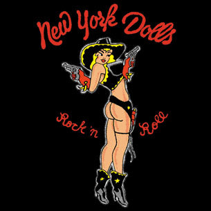 NEW YORK DOLLS - COWGIRL 1" BUTTON
