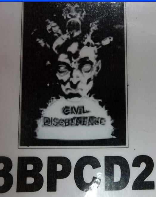 CIVIL DISOBEDIENCE - LOGO #2 BACK PATCH