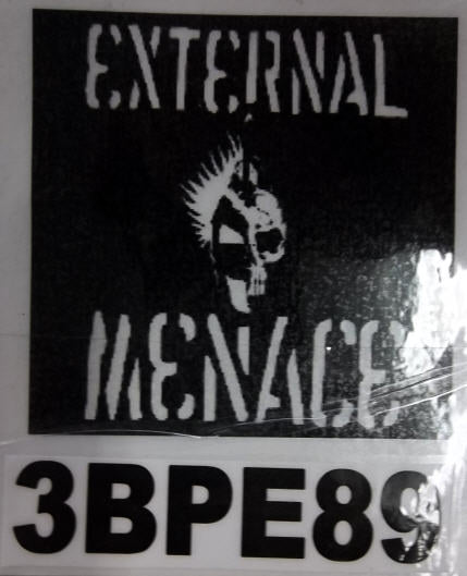 EXTERNAL MENACE - LOGO BACK PATCH