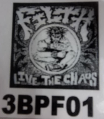 FILTH - LIVE THE CHAOS BACK PATCH