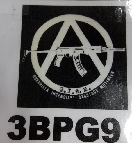 GISM - AK47 BACK PATCH