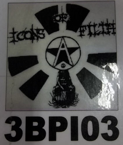 ICONS OF FILTH - LOGO BACK PATCH