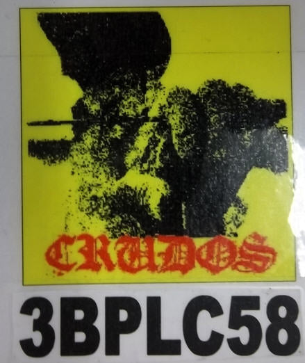 LOS CRUDOS - HAND BACK PATCH